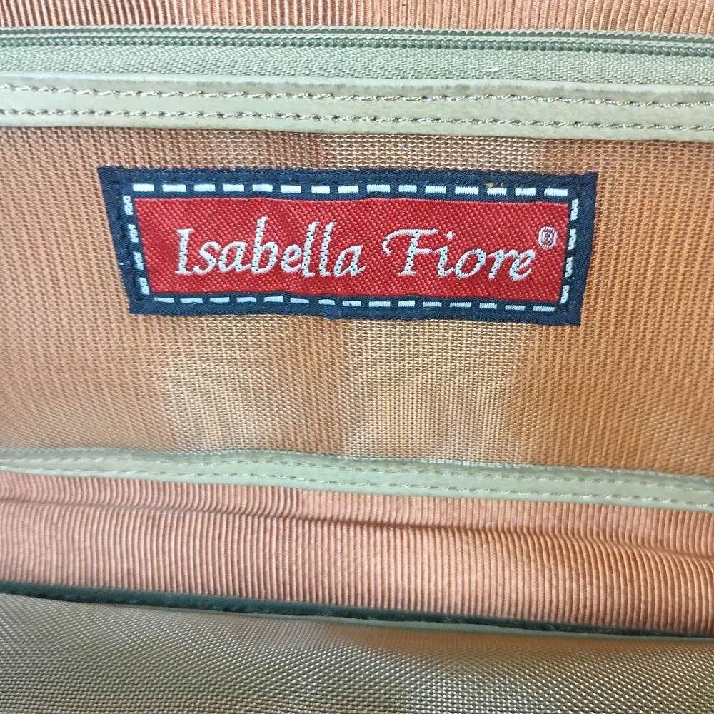 Vintage Y2K Isabella Fiore Multi Purpose Cosmetic Makeup Bag Floral Paysley